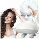 EMC ONSHOP Aparat electric pt masaj scalp si corp EMC ONSHOP®, Rezistent apa IPX6, 4 capete detasabile din silicon, Incarcare USB C, Oprire automata, 5W (ML-49-31) Aparat de masaj