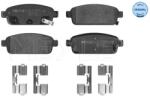 MEYLE Set Placute Frana, Frana Disc Puntea Spate 0252509616/W Chevrolet Aveo/Cruze/Trax (0252509616/W)