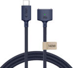 Tech-Protect MMC01 Ultraboost USB-C-MagSafe 3 mágneses töltőkábel 140W 300 cm éjkék