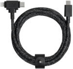 Native Union Belt univerzális kábel (USB-C - Lightning/USB-C), 1, 5 m, kozmosz