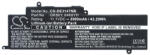 Dell GK5KY 04K8YH 092NCT series Inspiron 11 (3147) (3148)(3158) 13 (7353) 15 (7568) 11.1V 3900mAh 43Wh 3 cella fekete notebook/laptop akku/akkumulátor (CS-DE3147NB)