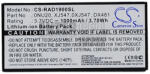 Dell FR465 3.7V 1000mAh 3.7Wh Li-Ion raid vezérlő akku/akkumulátor (CS-RAD1900SL-11)