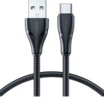 JOYROOM USB - USB C 3A cable Surpass Series for fast charging and data transfer 1.2 m black (S-UC027A11) (6956116701895)