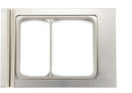 Maxima Menü tálca 225 x 175 mm - Kicsi - 2 rekeszes (09369105)