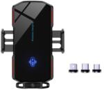 quandes Incarcator auto fast wireless chargers, 15W, Automatic sensor, universal, Samsung, IPhone, quandes