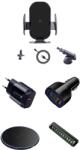 E-smartgadget Set 5buc, Incarcator masina Telefon Auto Wireless, 15W, smart Senzor, Fast Charge