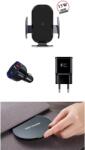 E-smartgadget Set 4 buc : Incarcator car Automatic SMART sensor, 15W, fast wireless chargers, +Incarcator Wireless Fast Charging Pad, 10w +Incarcator retea Samsung Fast Charger, +Incarcator auto Fast 12v/3.5A