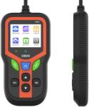 Techstar Tester diagnoza auto Techstar V321 OBD2 cu functii avansate test baterie, citire/sterge erori motor, flux de date, detectare sonda O2, raport QR, ecran color (SKU3491)