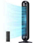 DREO Ventilator Turn DREO Nomad DR-HTF014, 8 viteze, 4 functii, 92cm, oscilatie 90°, HyperSilent 25dB, telecomanda, negru (DR-HTF014) - ecovent