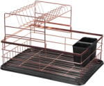 Brunbeste Edényszárító, Brunbeste BB-3385, 41 x 32 x 15, 5 / 27, 5 cm, Rozégold (BB-3385)