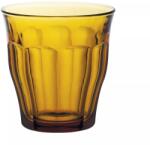 Duralex Picardie Amber poharak, 250 ml, 6 darabos készlet, borostyánszínű