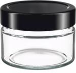 Weck Befőttesüvegek fekete csavaros tetővel 130 ml, 33 db-os készlet