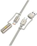 hoco. USB 2.0 Type C Összekötő Szürke 1.2m U138 GREY (U138 GREY)