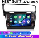 Junsun Autós navigáció Android Volkswagen Golf 7 2013-2017 2GB+64GB 9" IPS 4 magos WiFi Wireless CarPlay Android Auto