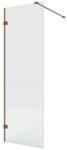 NEW TRENDY Eventa Copper Brushed zuhanykabin fal walk-in 70 cm réz csiszolt/átlátszó üveg EXK-8157 (EXK8157)