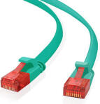 helos Cablu twisted pair Cat 6 Ultraplat Verde 15m (263004)