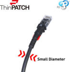 Patchsee Cablu patch retea Patchsee Patchkabel ThinPatch FTP CAT 6a negru 1, 2m (TP-6A-F/4)