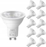 Lepro Bec LED LEPRO 200082-DW-EU-10, tip GU10, 3, 6 W, 345 lm, 6500 K, 38 , clasa energetica E, 10 buc (200082-DW-EU-10)