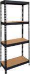  OBI Expert S nagy teherbírású fém összedugható polcállvány 180cmx75cmx35 cm 4 db