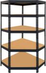  OBI Expert nagy teherbírású fém sarokpolcrendszer 180 cm x 90 cm x 40 cm 5 db