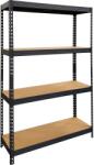  OBI Expert L nagy teherbírású fém összedugható polcállvány 180cmx120cmx40cm 4 db