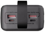 BlackBird 30000mAh PowerBank 65W 2xUSB-C + 1xUSB QC3.0 22.5W ezüst (MOONX - MP06)