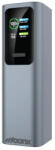 BlackBird 30000mAh PowerBank 165W 2xUSB-C + 1xUSB QC3.0 22.5W ezüst (MOONX - MP07)