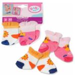 Zapf Creation BABY born Șosete cu modele (2 perechi), 43 cm - roz/alb (839492)
