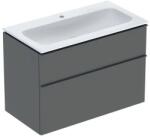 Geberit Mobilier baie cu lavoar 90x48 cm, lava mat, 2 sertare, Geberit iCon (502.337.JK.1)