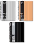 Paperland Caiet A4 cu spira, 80 file, hartie 90 g/mp, coperta plastic PP500, Paperland Exklusiv (24000448)