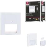 Paulmann Tsaro 80002 LED beépíthető fali lámpa, szögletes, 80x36 mm, 1W, 80 lm, 2700K melegfehér, matt fehér, mozgásérzékelővel, 230V (80002)