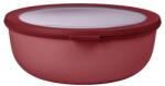 Mepal Cirqula Round Multi Bowl Vivid Mauve ételtároló doboz - 2250 ml, légzáró, mikrohullámú sütőbe tehető, mosogatógép-álló, törésálló