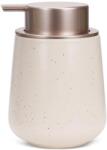 Umlaca kerámia szappanadagoló 350 ml, újratölthető, nagy pumpafejjel, kéziszappanhoz, samponhoz, tusfürdőhöz, beige, konyha és fürdőszoba
