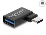 Delock Adaptor USB-C 10 Gbps la USB-A unghi 90 grade T-M, Delock 67427 (67427)