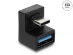 Delock Adaptor USB-C 10 Gbps la USB-A unghi U-shaped T-M, Delock 67464 (67464)