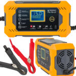 Powermat Mikroprocesszoros Akkumulátor Töltő - 12V, 6A, 10-lépcsős - AGM, GEL, LFP (PM-PM-6T) (POW-PM1242)