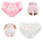 Corolle Alsónemű Briefs Set Ma Corolle rózsaszín és fehér 36 cm játékbabára (CO213220)