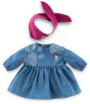 Corolle Farmer ruha játékbabának Jeans Dress & Scarf Little Explorer Mon Grand Poupon Corolle 42 cm játékbabára 24 hó-tól (CO160230)