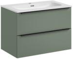 ArtCom SOMBRA GREEN fürdőszobaszekrény mosdóval U80/1 | 80 cm