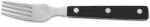 Arcoroc Furculiță pentru friptură Arcoroc Steak Basic, lungime 195 mm, neagră Tacam