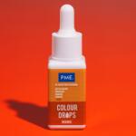 PME Színes cseppek, narancssárga - olajalapú ételfesték, 20 ml - PME (po704)