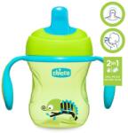 Chicco Training itatópohár fogantyúval 200 ml zöld 6m+
