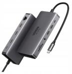  Usb-c 11 az 1-ben hub, 3x Usb 3.2, Usb-c, Vga, Ethernet, 100W Pd gyorstöltés (00008000940)
