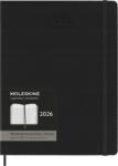 Moleskine Heti naptár 2026 Dátumozott Kemény borító Fekete Moleskine (8056999274665)