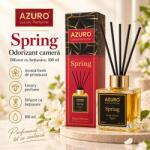 Azuro Odorizant Cameră Azuro Spring Luxury Perfume, Difuzor cu Bețișoare, Parfum Ambiental Proaspăt, 100 ml