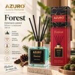 Azuro Odorizant Cameră Azuro Forest Luxury Perfume, Difuzor cu Bețișoare, Parfum Ambiental Fresh, 100 ml