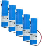 VHBW Riasztórendszer 5x Akkumulátor helyettesíti Jablotron 2CR34615, BAT-80A-SAFT - 12000 mAh 6 V Li-MnO2 (889010295)