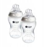 Tommee Tippee Natural Start Anti-colic etetőcumival, 340 ml, 3m 2 db (226204)