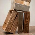 Antik-Holz Fa Virágláda Régi Fa Rusztikus 53x30x28 cm (Skrzyna_rusty_duża)