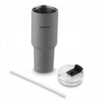 Konighoffer Nagy termosz bögre szívószállal hideg és meleg italokhoz, szürke, 1200 ml (5903313460873)